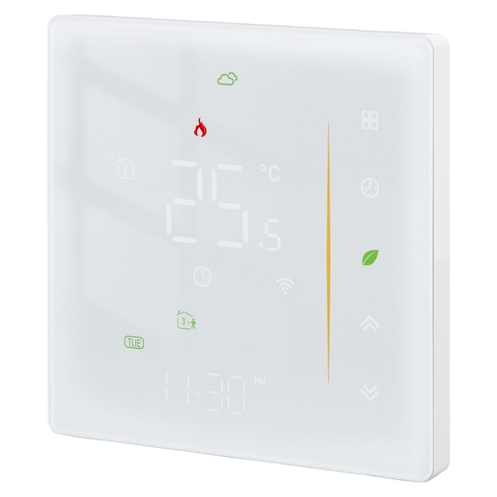 Household Smart Thermostat Programmable App Voice Control Electric Floor Heating Temperature Controller for ZigBee AC 95‑240V White - view 3