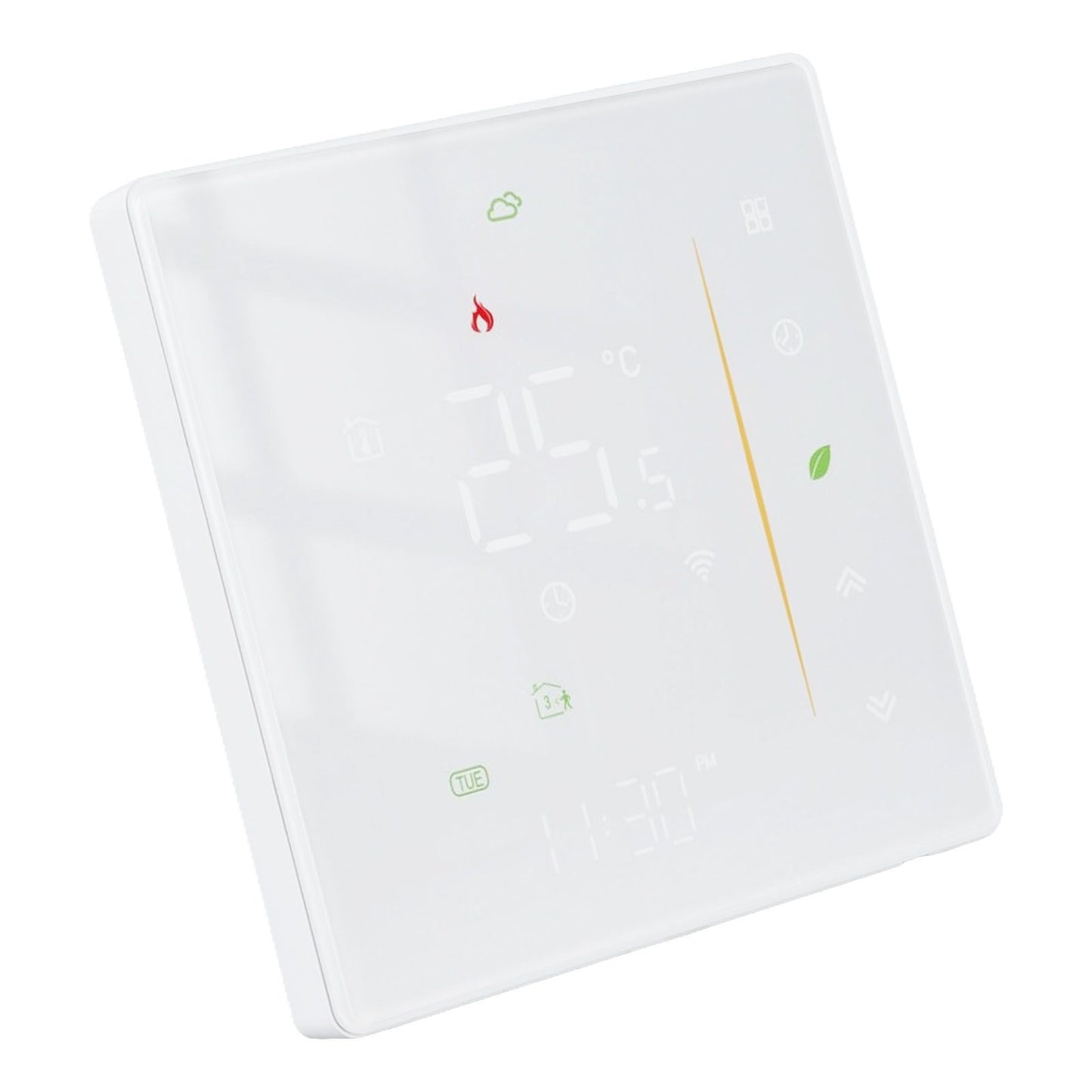 Household Smart Thermostat Programmable App Voice Control Electric Floor Heating Temperature Controller for ZigBee AC 95‑240V White - view 5