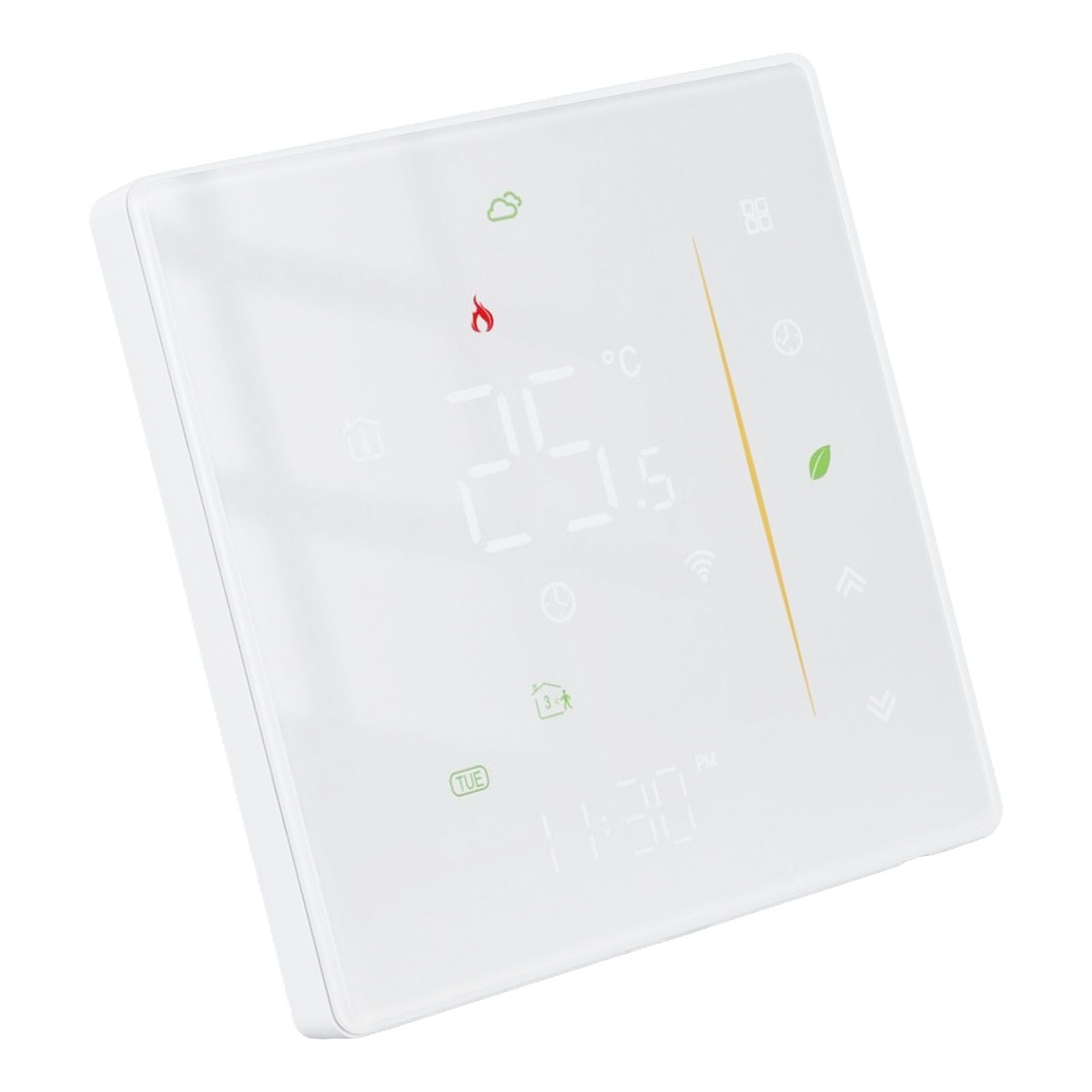 Household Smart Thermostat Programmable App Voice Control Electric Floor Heating Temperature Controller for ZigBee AC 95‑240V White - view 5