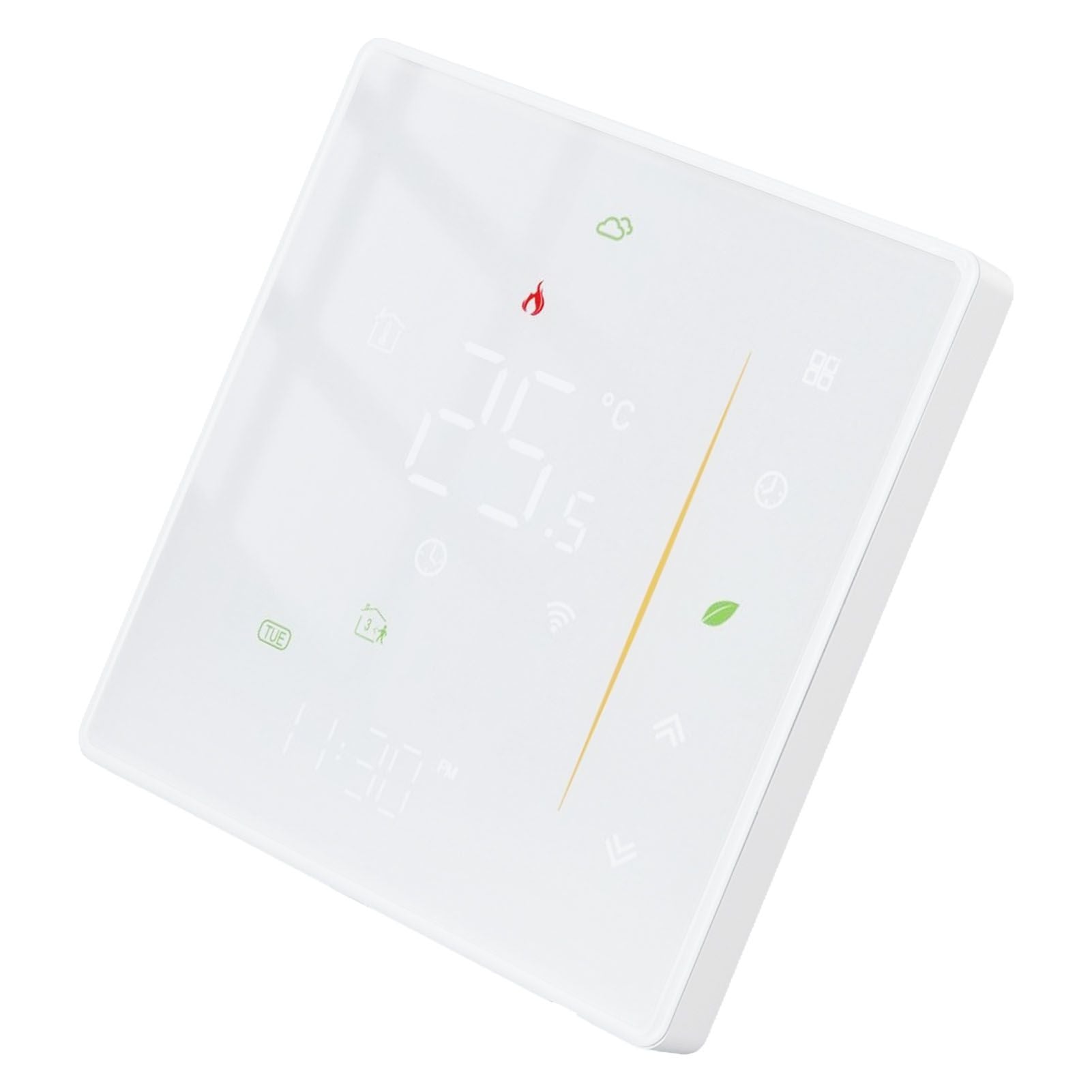 Household Smart Thermostat Programmable App Voice Control Electric Floor Heating Temperature Controller for ZigBee AC 95‑240V White - view 6