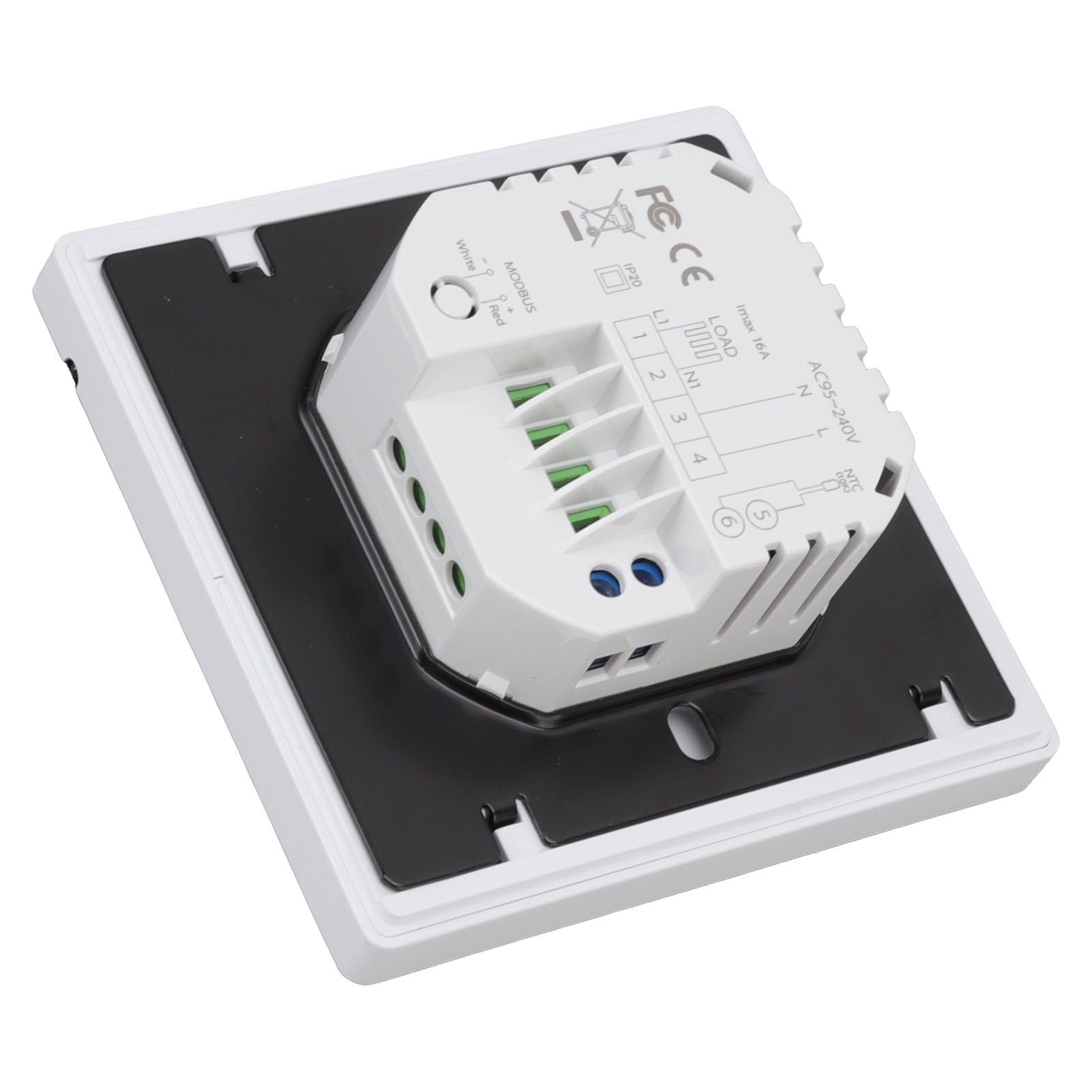 Household Smart Thermostat Programmable App Voice Control Electric Floor Heating Temperature Controller for ZigBee AC 95‑240V White - view 10