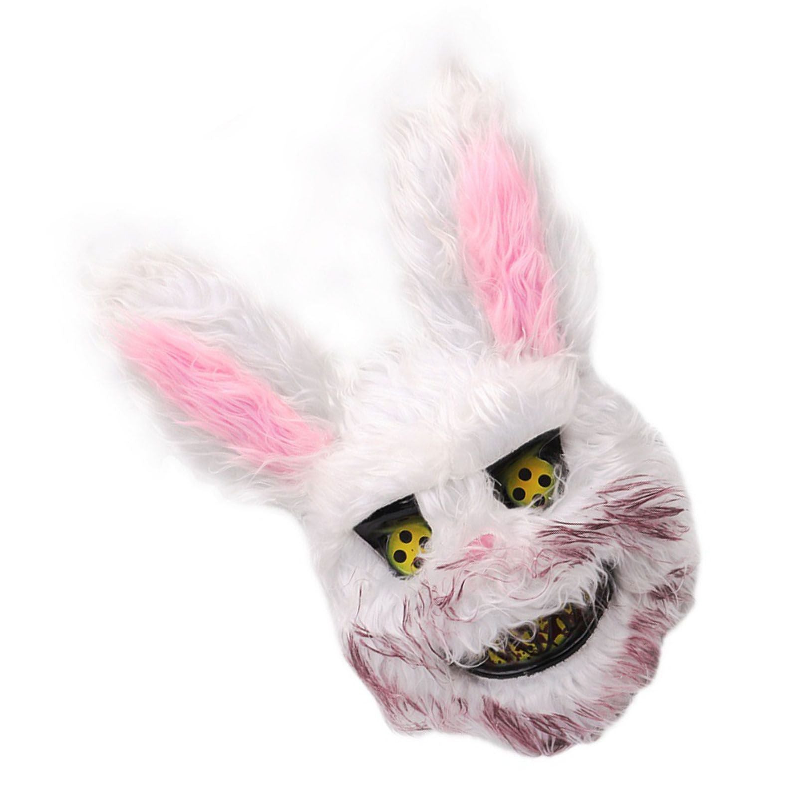 Halloween Spooky Plush Mask Lifelike Appearance Appropriate Size Halloween Props for Horror Themed Parties Rabbit 26x34cm - view 2