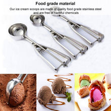 Stainless Steel Ice Cream Scoop Manual Ice Cream Ball Digger Scoop Kitchen Accessories 6cm/2.4in - view 2