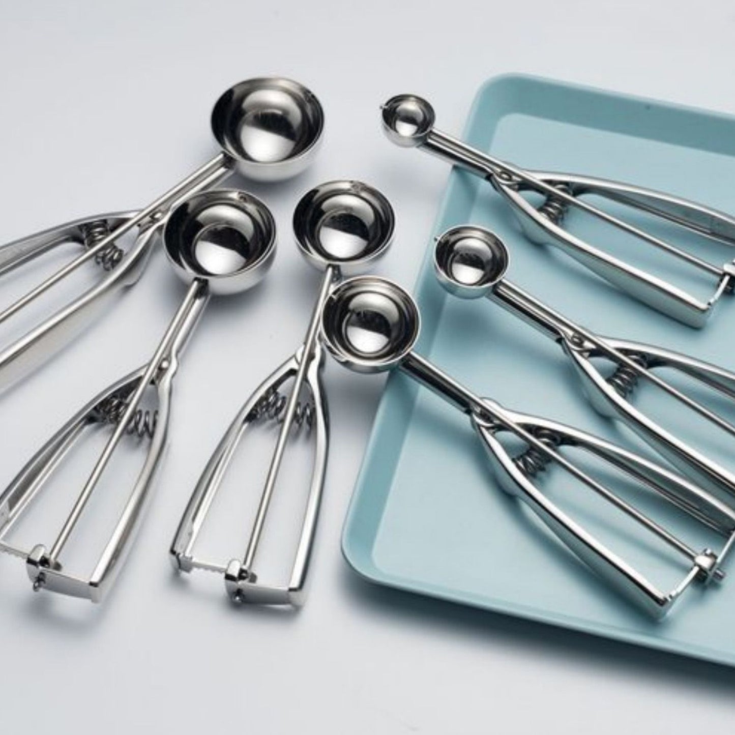 Stainless Steel Ice Cream Scoop Manual Ice Cream Ball Digger Scoop Kitchen Accessories 6cm/2.4in - view 7