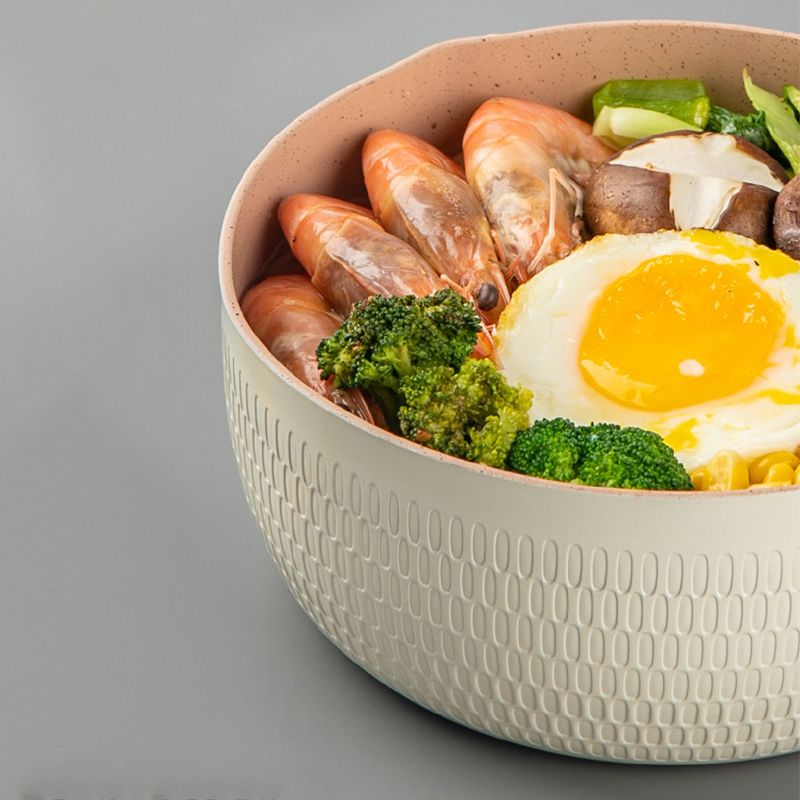 Japanese Style Saucepan Nonstick Milk Noodle Soup Sauce Pan Baby Food Cooking Pot White 18cm - view 5
