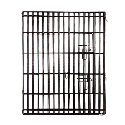 4Paws 8 Panel Playpen Puppy Exercise Fence Cage Enclosure Pets Black All Sizes - 30" - Black - view 9