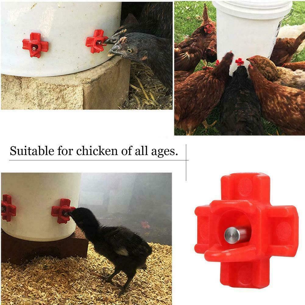 Cheeky Chooka Horizontal Poultry Water Nipple 5Pk - view 4