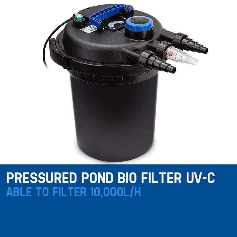 PROTEGE Aquarium External Canister Filter Aqua Fish Tank Pond Water UV Light 10000 L/H - view 2