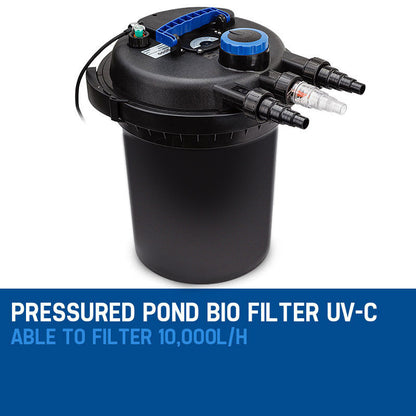 PROTEGE Aquarium External Canister Filter Aqua Fish Tank Pond Water UV Light 10000 L/H - view 2