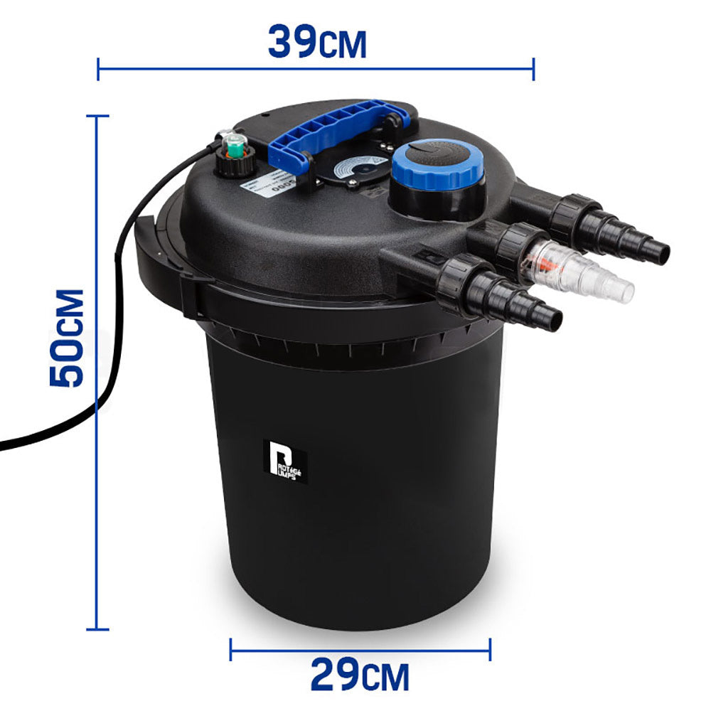 PROTEGE Aquarium External Canister Filter Aqua Fish Tank Pond Water UV Light 10000 L/H - view 6