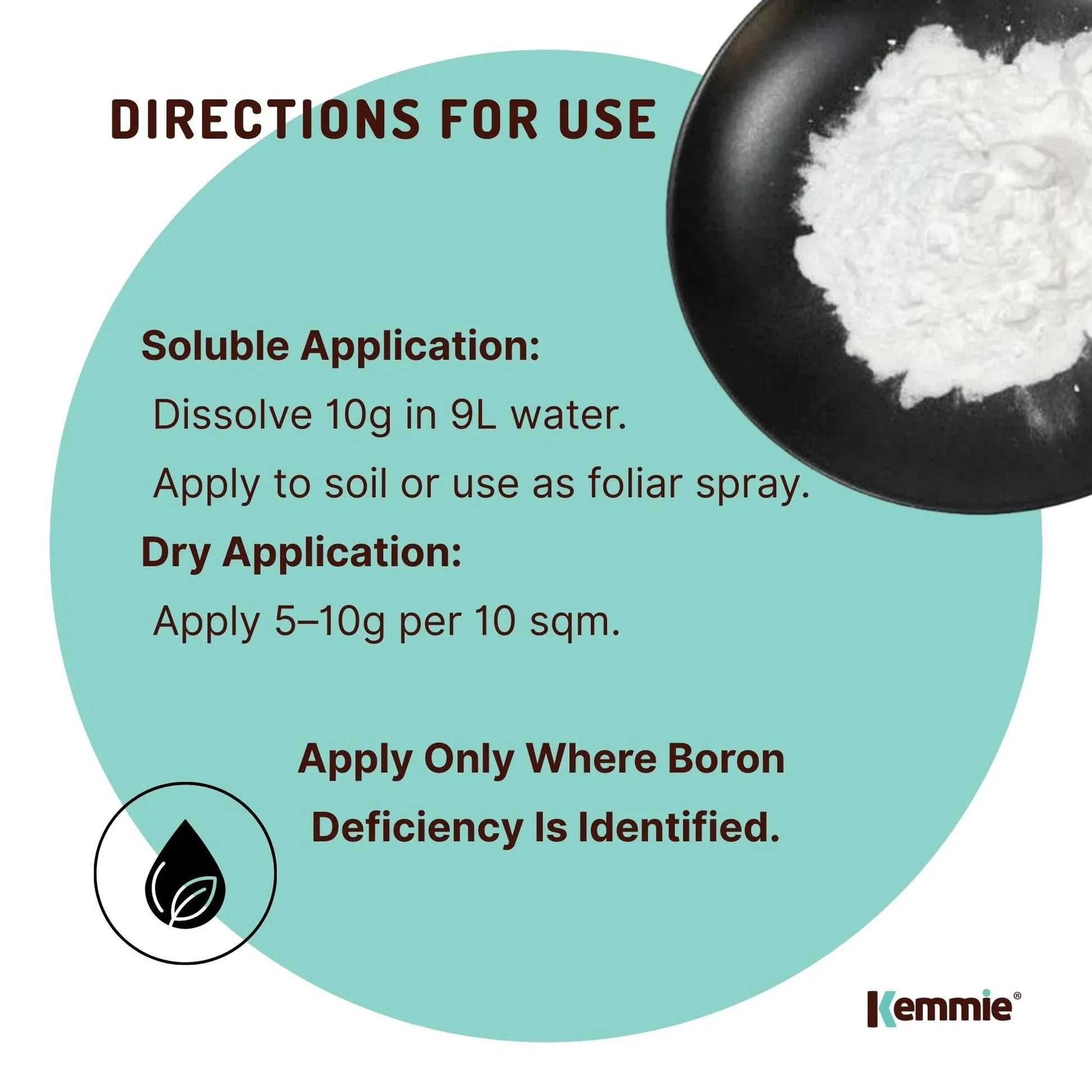 Kemmie 400g Boric Acid Powder 99.9% Pure - Soluble Orthoboric Acid H3BO3 - view 7