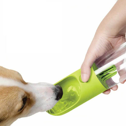 380ml Portable Pet Water Bottle with Filter - Travel Drinking Cup For Dogs Cats - view 3