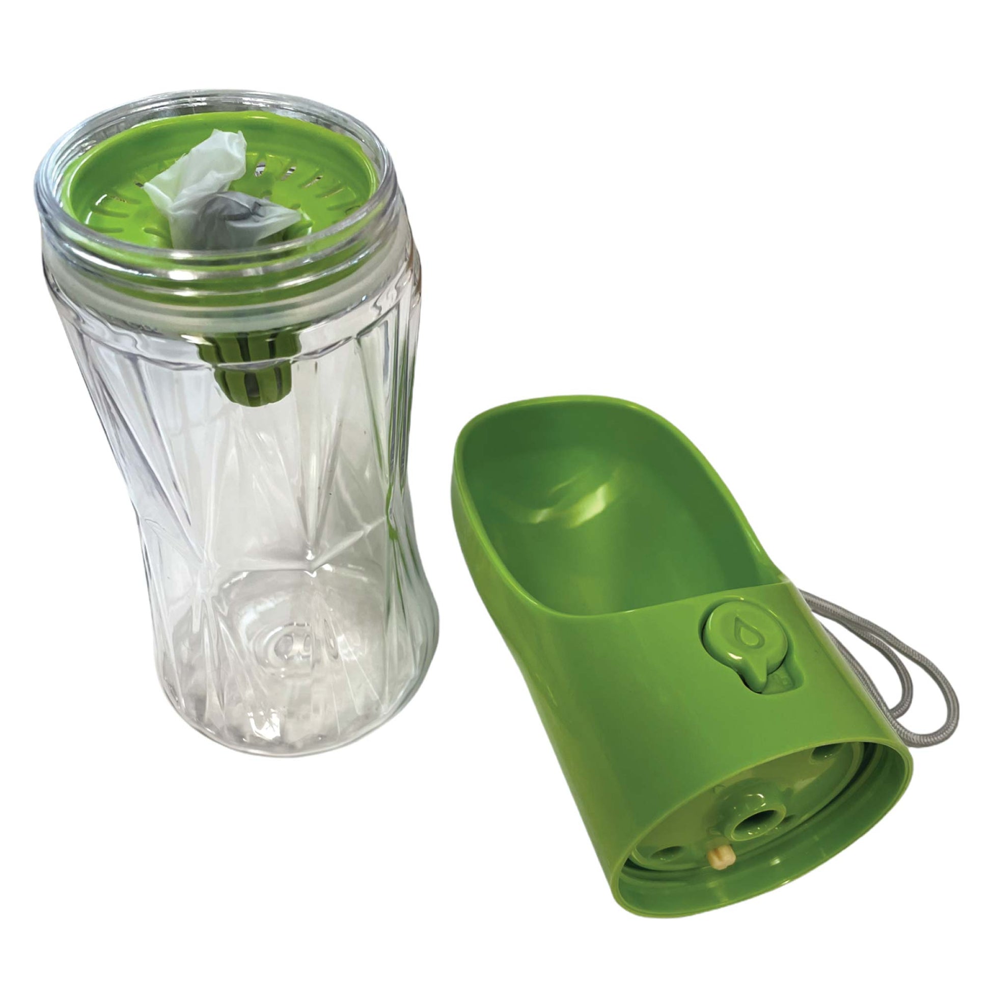 380ml Portable Pet Water Bottle with Filter - Travel Drinking Cup For Dogs Cats - view 4
