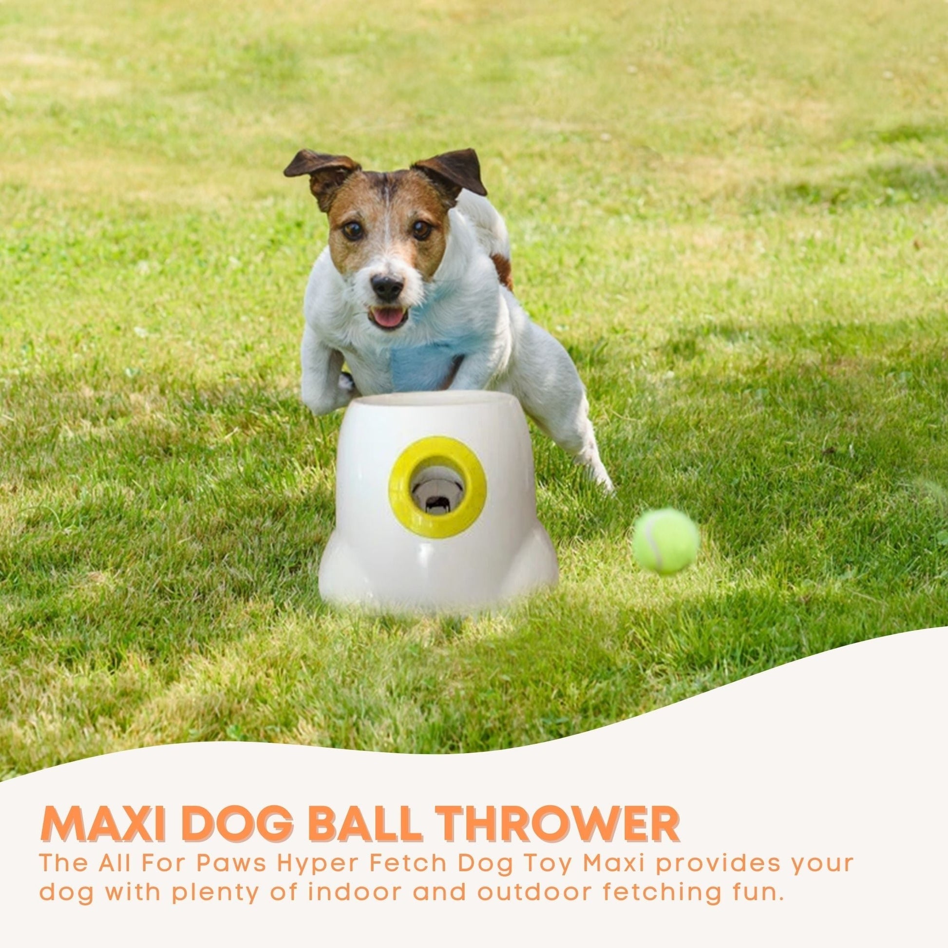 Hyper Fetch Maxi Dog Ball Thrower - Large Interactive Pet Toy Launcher - view 8