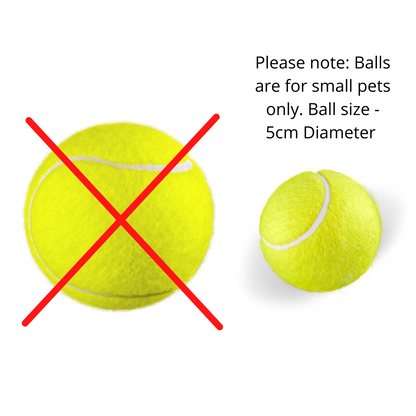 6 Pack Replacement Balls For Interactive Hyper Fetch Mini All For Paws - view 2