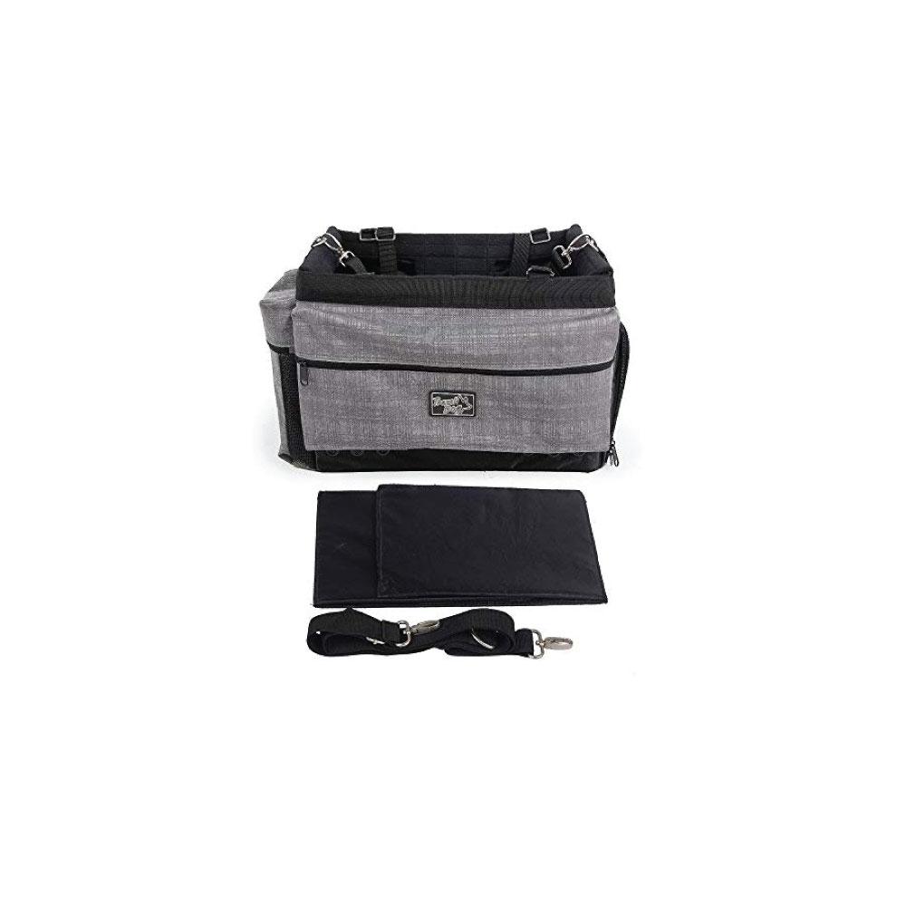 Small Dog Bicycle Mount Bag - Pet Travel Carrier Basket - Bike Riding Seat - view 3