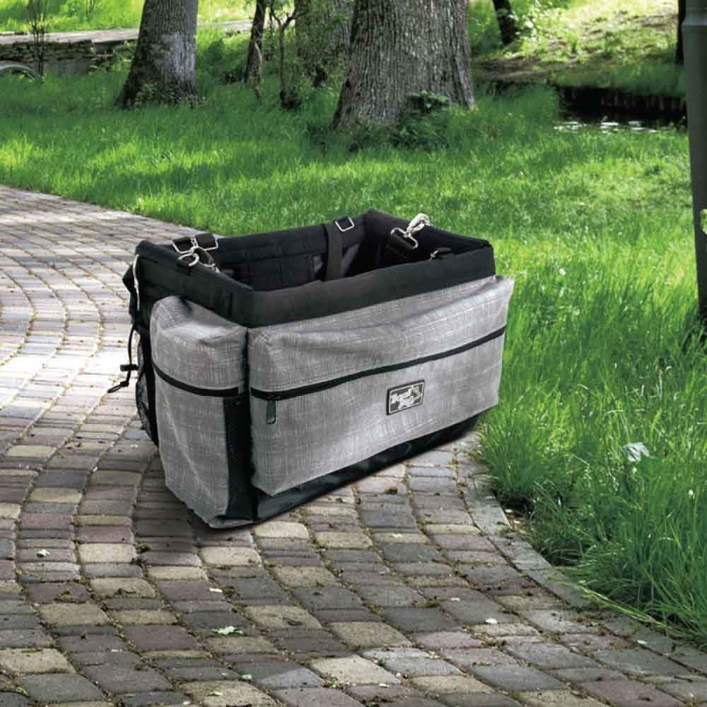 Small Dog Bicycle Mount Bag - Pet Travel Carrier Basket - Bike Riding Seat - view 6