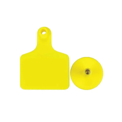 100x Cattle Ear Tags 5x4cm Set - Small Yellow Blank Sheep Pig Livestock Label - view 7