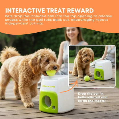 AFP Interactive Treat Reward Dog Toy - Enrichment Play Ball Drop Snack Dispenser - view 3