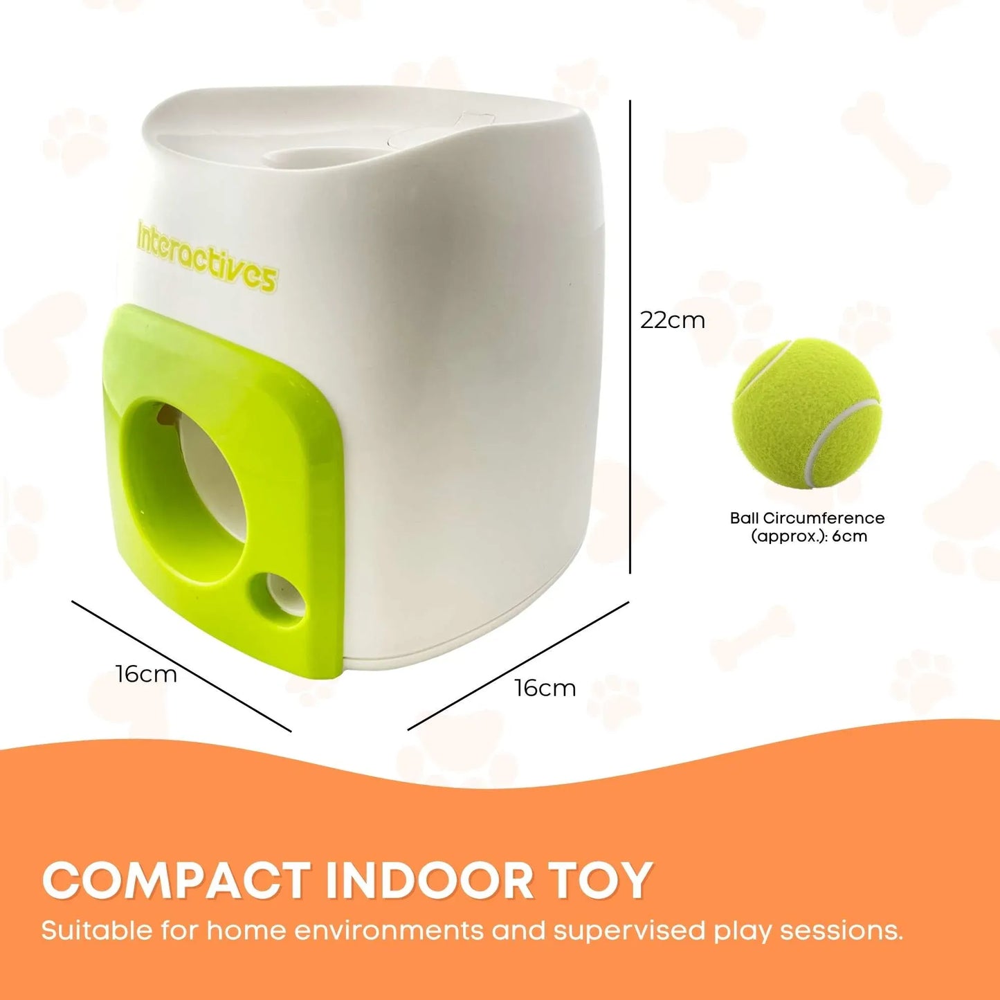AFP Interactive Treat Reward Dog Toy - Enrichment Play Ball Drop Snack Dispenser - view 5