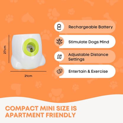 Hyper Fetch Mini Dog Ball Launcher - Automatic Interactive Indoor Small Pet Toy - view 3