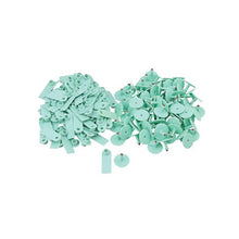 100x Cattle Ear Tags 5x2cm Set - Mini Green Blank Pig Goat Livestock Label - view 2