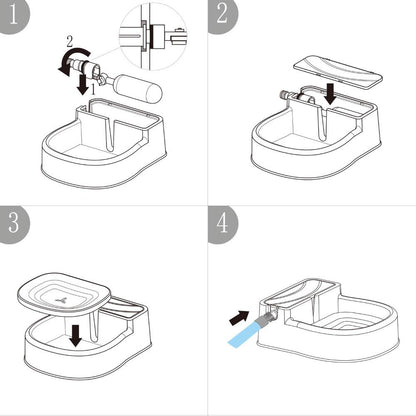 Auto Filling Dog Drinking Water Fountain - Outdoor Automatic Pet Drinking Bowl - view 5
