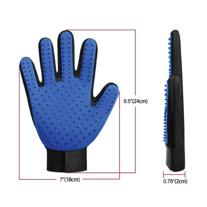 2in1 Pet Deshedding and Massage Glove - Dog or Cat Hair Grooming Right Hand Mitt - view 4