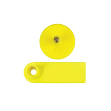 100x Cattle Ear Tags 5x2cm Set - Mini Yellow Blank Pig Goat Livestock Label - view 2