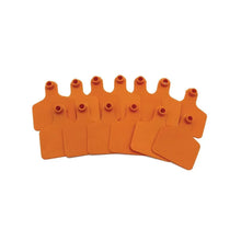 100x Cattle Ear Tags 5x4cm Set - Small Orange Blank Sheep Pig Livestock Label - view 2