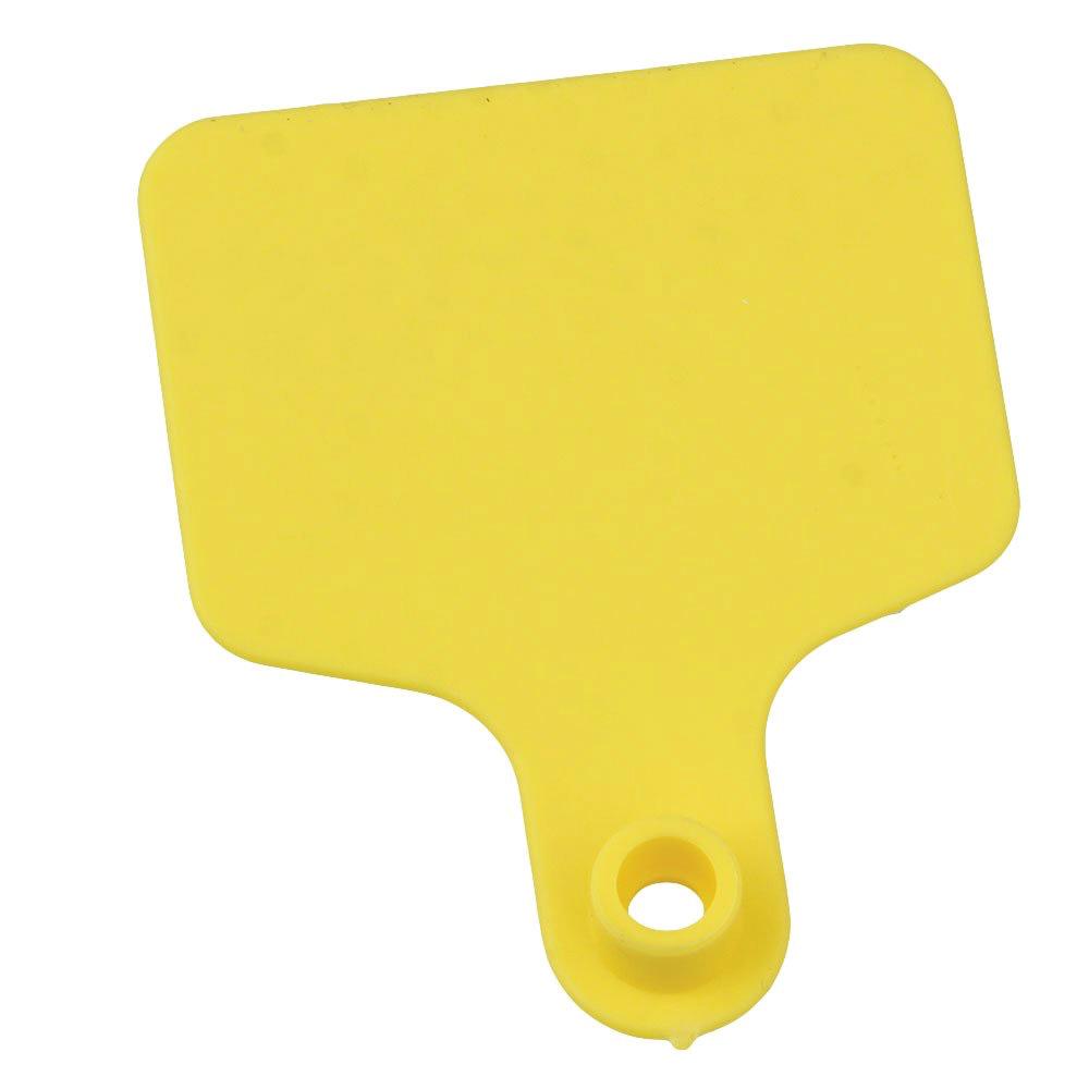 100x Cattle Ear Tags 6x7cm Set - Medium Yellow Blank Cow Sheep Livestock Label - view 2