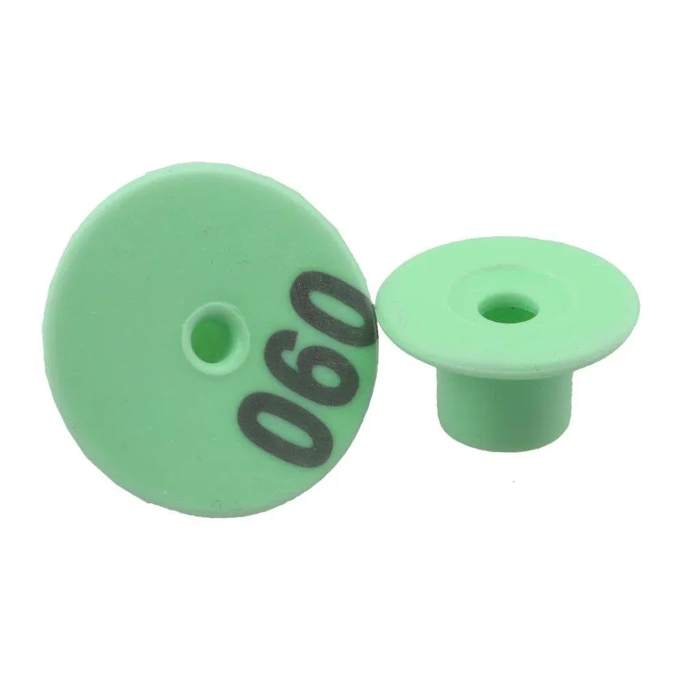 1-100 Cattle Number Ear Tags Set - Round Green Pig Sheep Goat Livestock Label - view 2