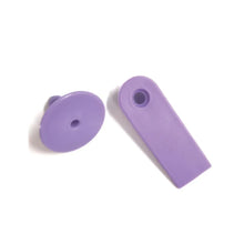 100x Cattle Ear Tags 5x2cm Purple Cow Sheep Pig Small Animal Livestock Label Tag - view 2