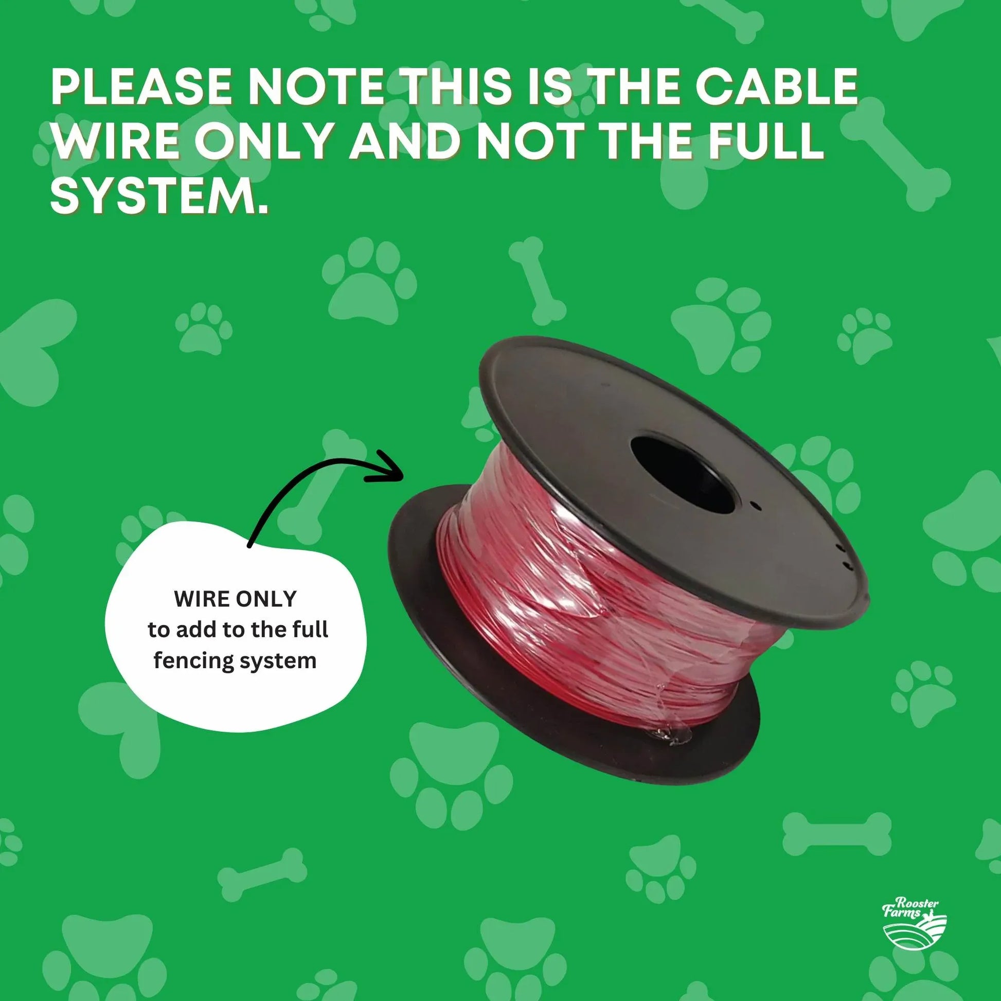 Rooster Farms 500m Dog Fence Underground Boundary Wire Cable - For TP16 Collar - view 7
