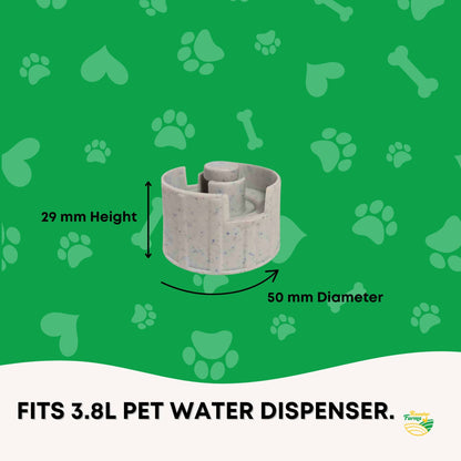 Rooster Farms Replacement Valve Spare Part for 3.8L Pet Water Drinker Dispenser - view 4