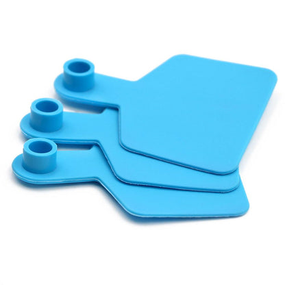100x Cattle Ear Tags 6x7.5cm Set - Medium Blue Blank Cow Sheep Livestock Label - view 3