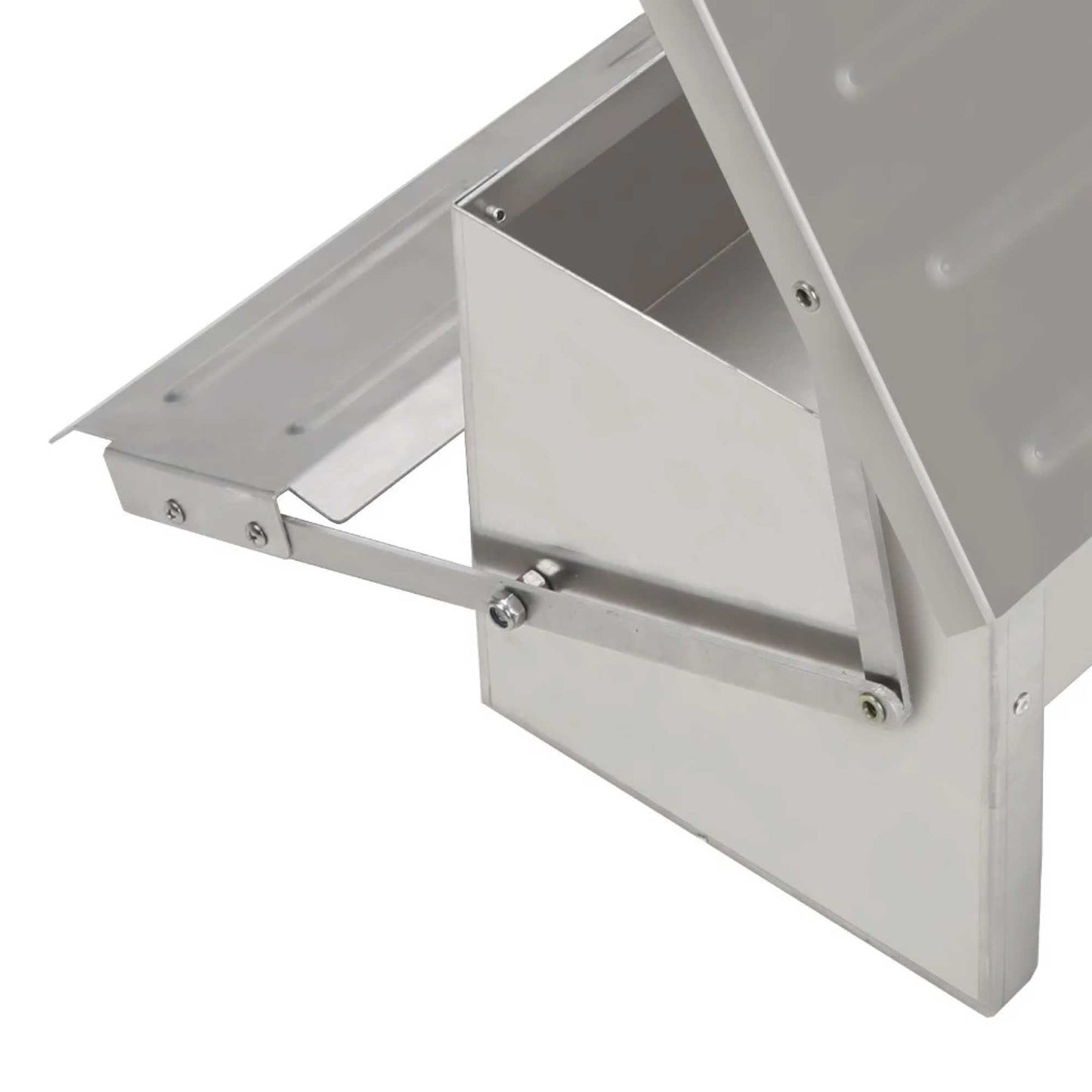 11L Automatic Chook Chicken Feeder Poultry Auto Treadle Aluminium Metal Feeders - view 5