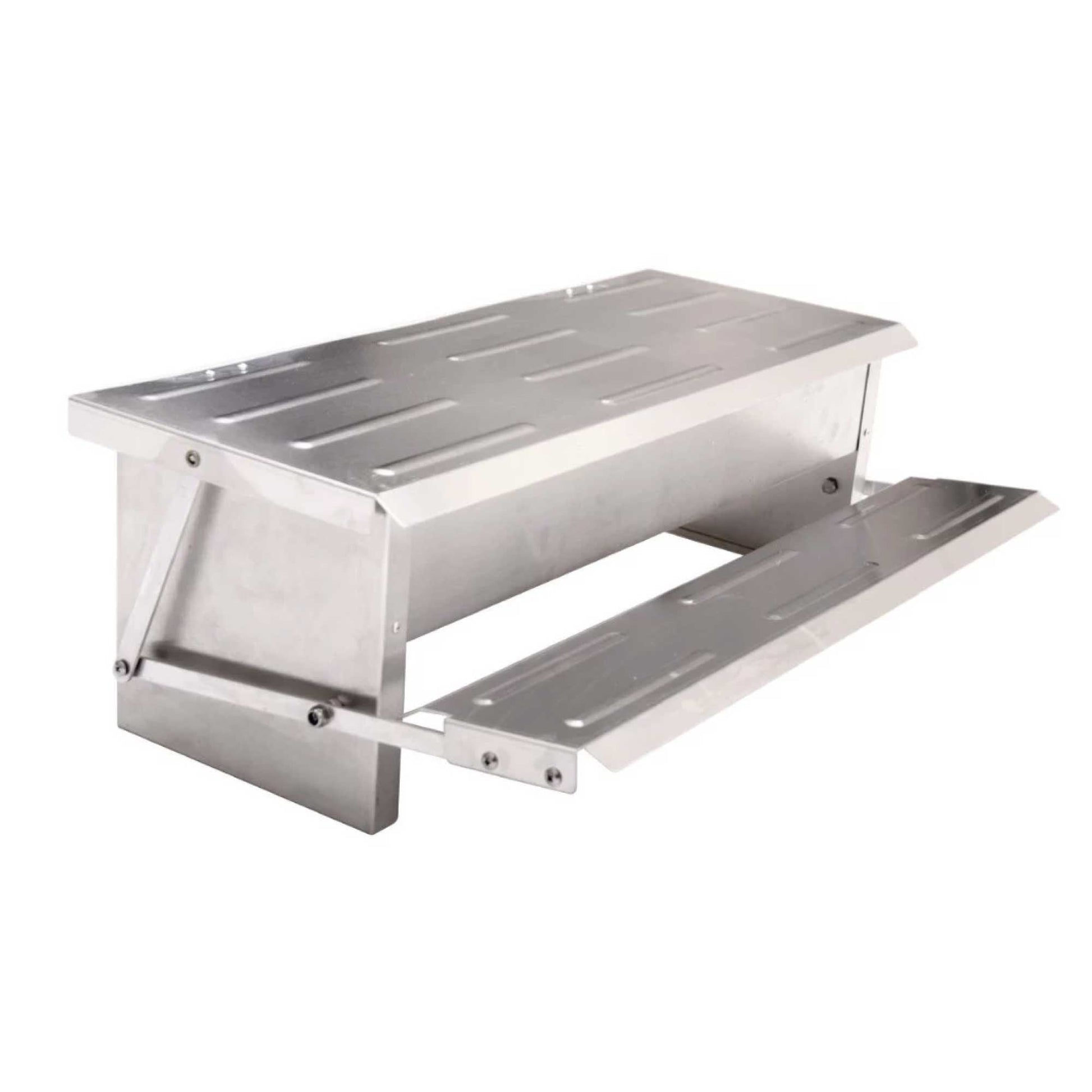 11L Automatic Chook Chicken Feeder Poultry Auto Treadle Aluminium Metal Feeders - view 6