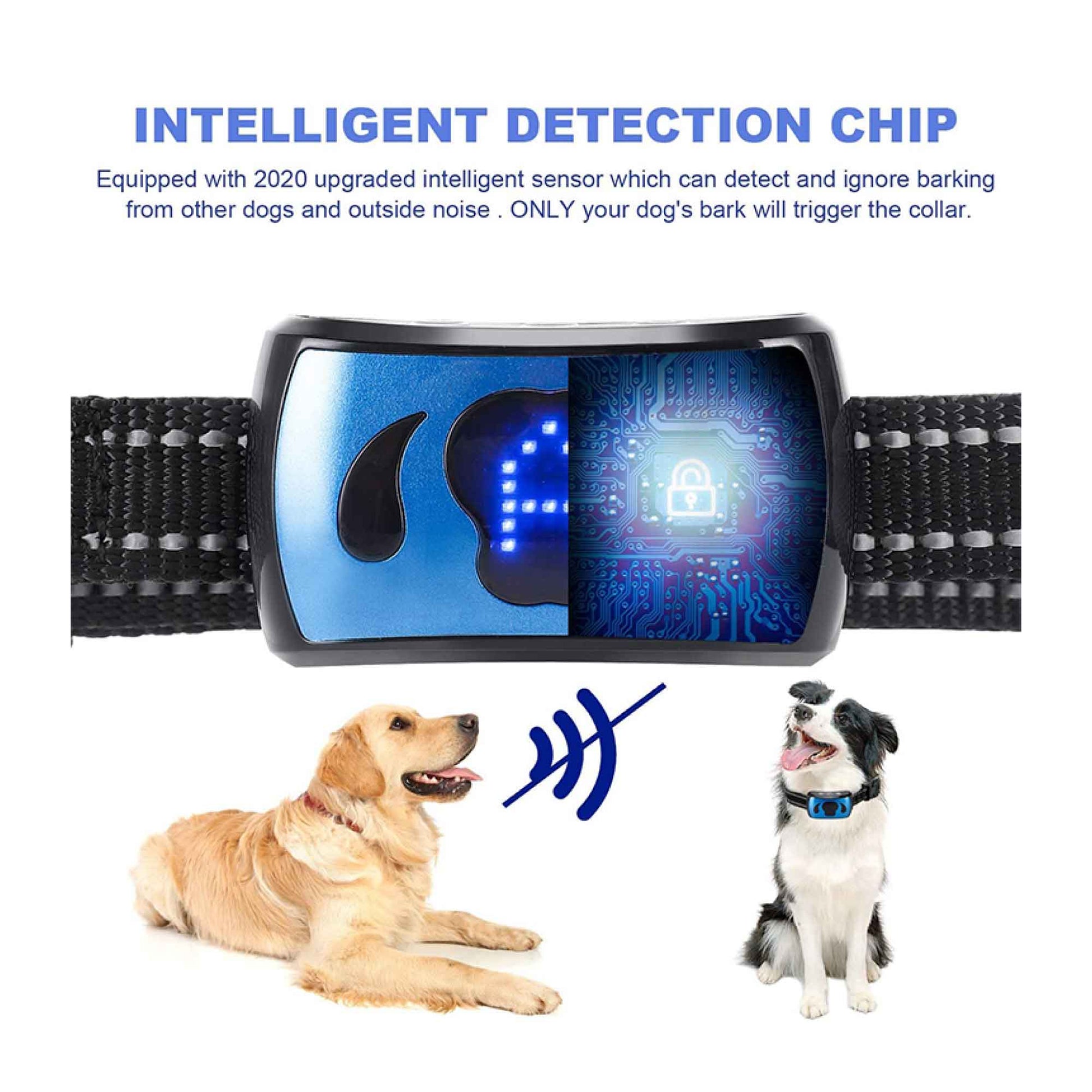 Dog Bark Collar - Vibration Magnetic Charging Waterproof Smart Barking Detection - view 7