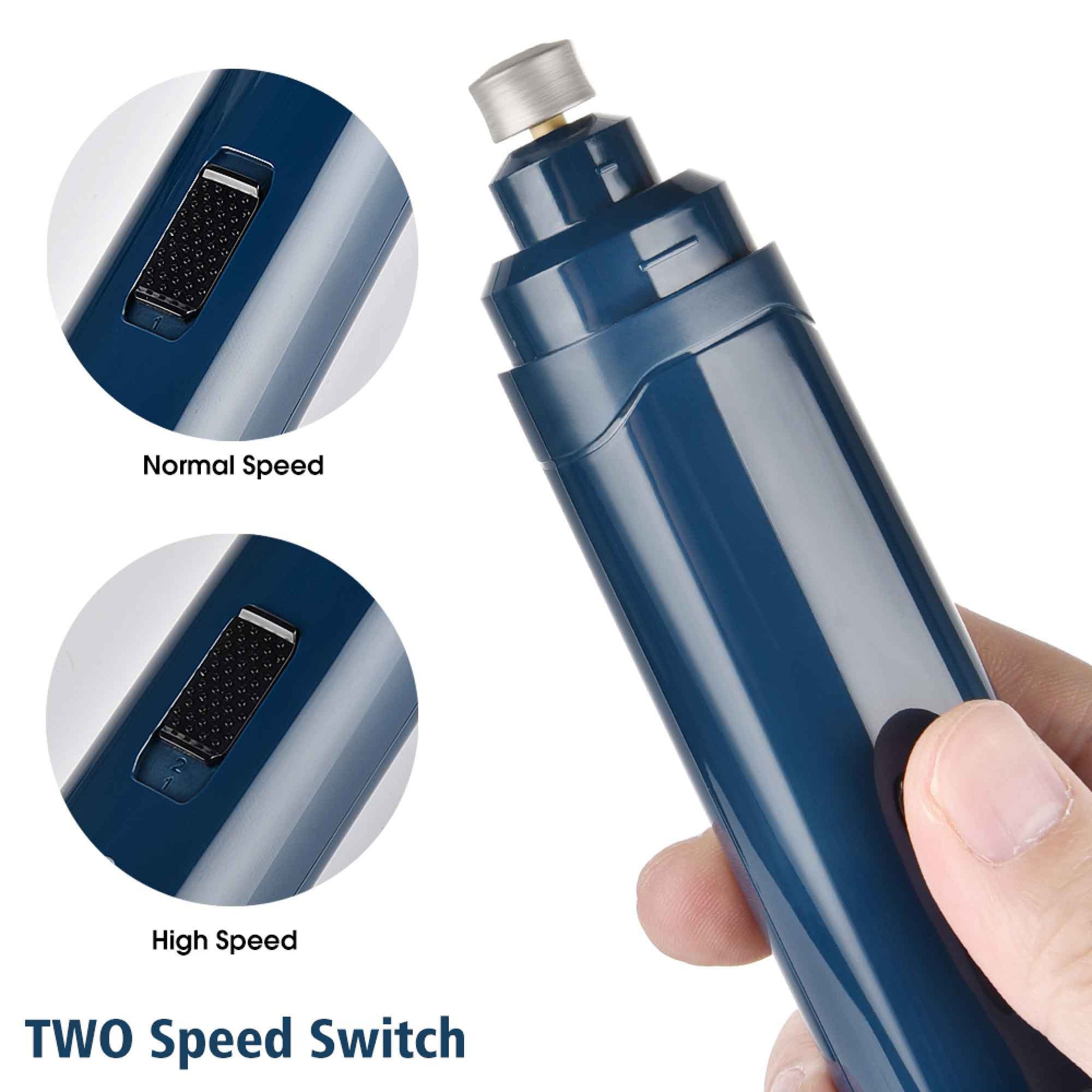 Pet Nail Grinder Dog Cat Electric Trimmer 2 Speed Rechargeable Claw Filer N10 - view 8