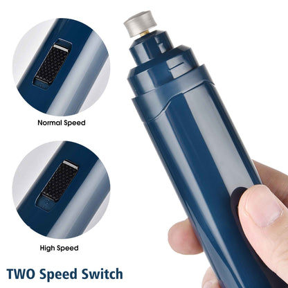 Pet Nail Grinder Dog Cat Electric Trimmer 2 Speed Rechargeable Claw Filer N10 - view 8