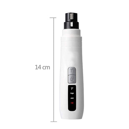 Pet Nail Grinder Dog Cat Electric Trimmer Turbo USB Rechargeable Claw Filer N9 - view 5