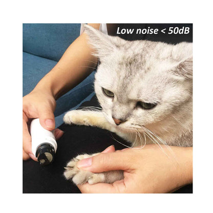Pet Nail Grinder Dog Cat Electric Trimmer Turbo USB Rechargeable Claw Filer N9 - view 7