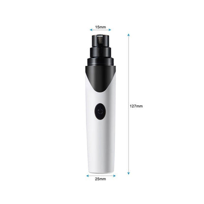 Pet Nail Grinder Dog Cat Electric Trimmer Rechargeable Clipper Claw Filer N8 - view 5