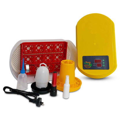 Rooster Farms Electric 12 Egg Incubator + Accessories Hatching Eggs Chicken Duck - view 2