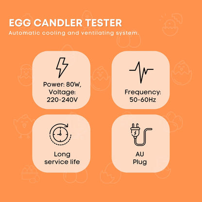 Rooster Farms Electric 24 Egg Incubator + Accessories for Chicken Quail Duck - view 8