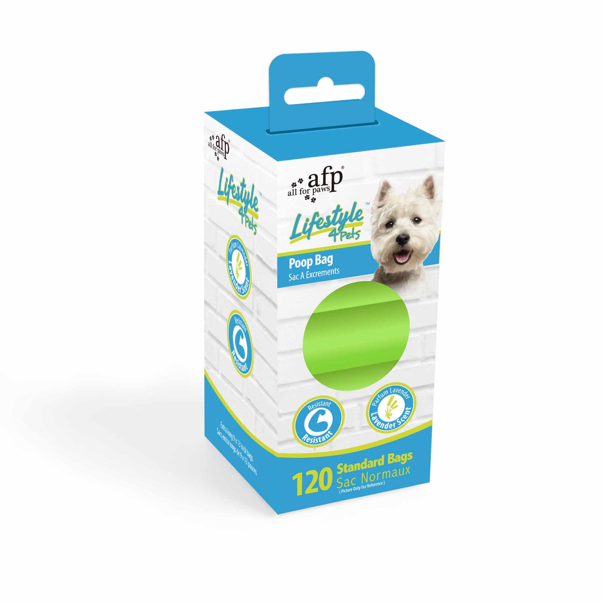 120 Dog Poop Bags 8x15 Rolls/Bags - Pet Waste Roll Lavender - view 3