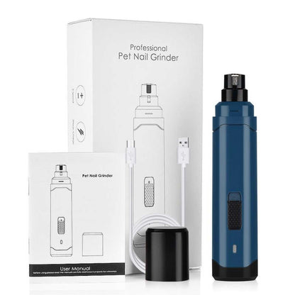 LED Light Pet Nail Grinder Dog Cat Electric Trimmer 2 Speed Rechargeable Filer - view 2