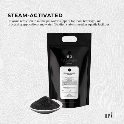 Orku Bulk 20Kg Granular Activated Carbon GAC Coconut Shell Charcoal Filtration - view 3
