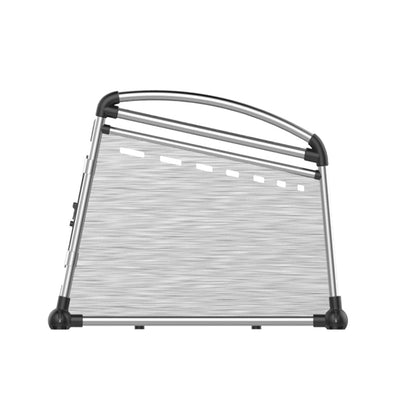 Aluminium Dog Travel Crate 56x65x77cm - Medium Pet Car Transport Cage Kennel Box - view 5